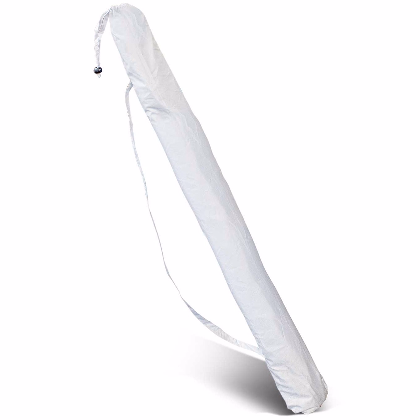 Bahama Beach umbrella in white carry bag with drawstring and strap