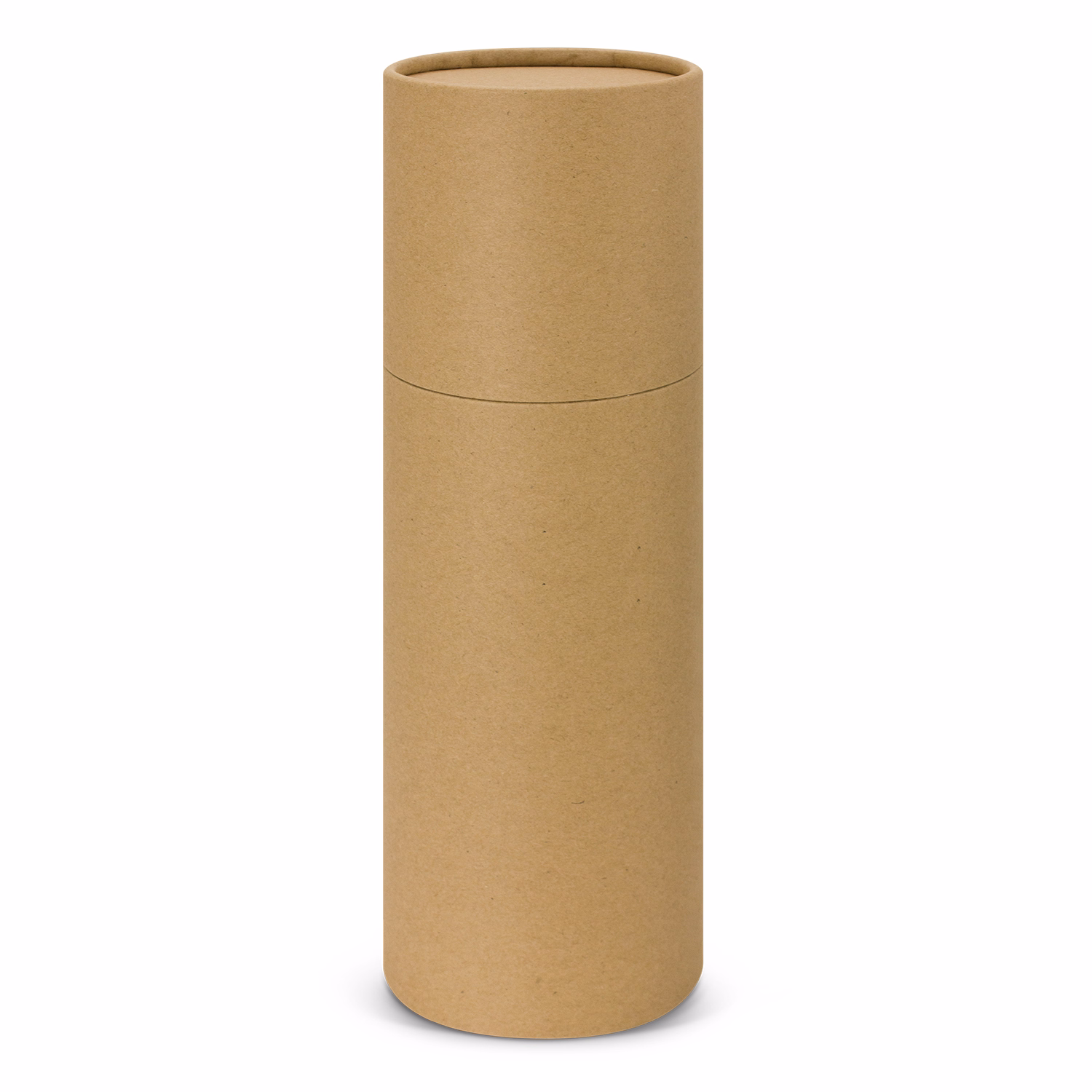 Optional natural kraft cylindrical gift tube packaging for Nomad vacuum bottle range.